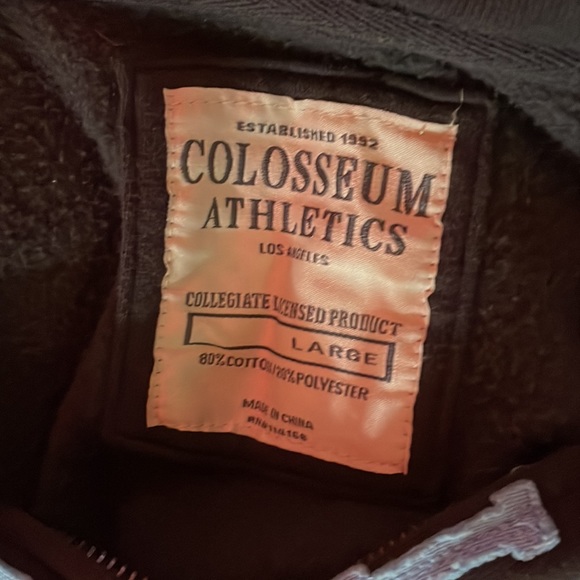 CAROLINA zip up hoodie size L navy - Picture 3 of 3